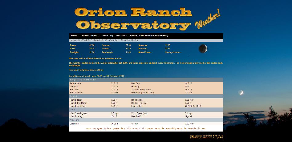 Weather Page