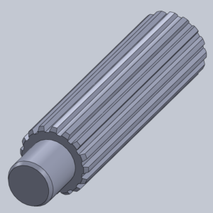 Komatsu D20P-6A Clutch Replacement Spline